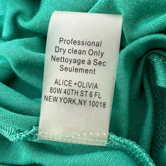 Alice Olivia Womens Draped Infinity Scarf Cardigan Sweater Green size Small - Picture 10 of 10